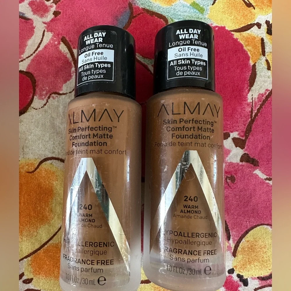 Almay Skin Perfecting Comfort Matte Liquid Foundation, 240 Warm Almond - 1 fl oz